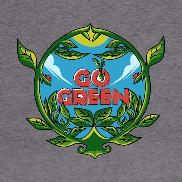 Go Green Ilustration by godansz